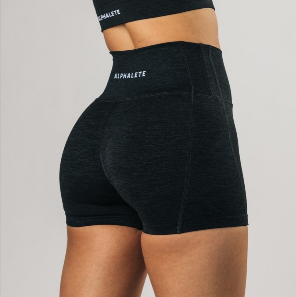 NWT Alphalete Seamless Shorts - Sea Pebble - Medium
